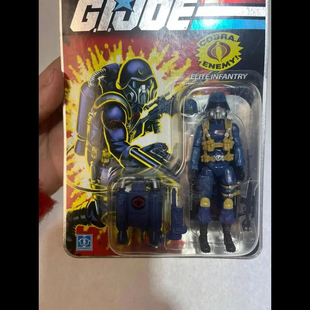 GI JOE 25th ANNIVERSARY‎ ELITE INFANTRY COBRA AIR TROOPER 3.75